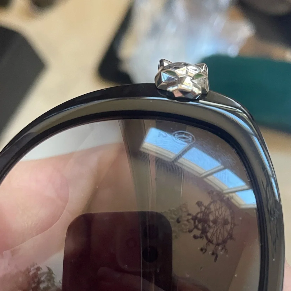 Cartier Panther sunglasses full set silver arm - Picture 8 of 10